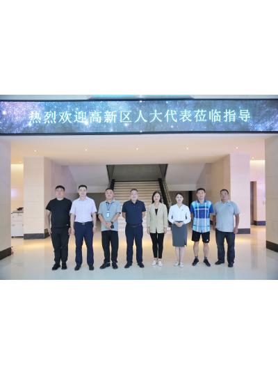 高新区人大代表莅临我司调研指导工作