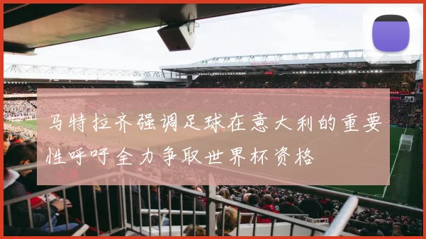 马特拉齐强调足球在意大利的重要性呼吁全力争取世界杯资格